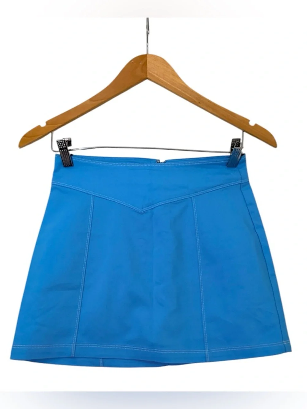 Forever 21 Bright Blue Mini Skirt.  Size S